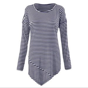 CAbi Boat Stripe Tee S